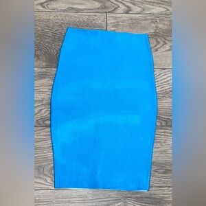 Vibrant Ocean Blue Women's Pencil Skirt